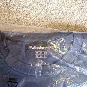 Atlas for Men Navy Short Sleeve Tee